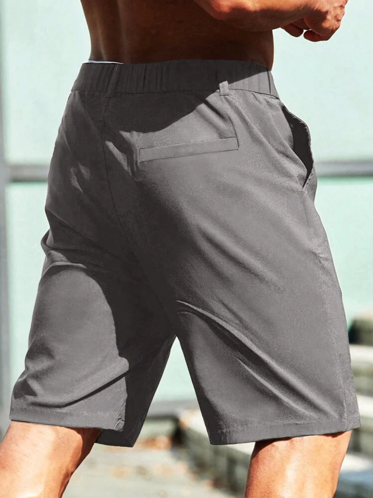 Manfinity Homme Men Shorts - 深灰色 - 查看 2