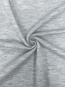 INAWLY 女士纯色休闲简约日常长袖上衣，返校服装