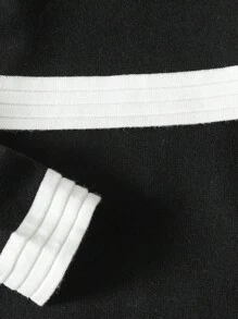 SHEIN Elegante, lässige Strickjacke mit Farbblock Design und gestricktem Camisole-Kleid für Teen Mädchen im Frühling und Herbst