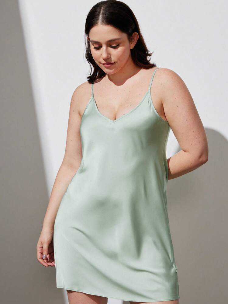 Summer Sexy And Basic Thin Strap Satin Night Dress Airy Women Pajamas,Satin Dress Lingerie As Outerwear Slip Dress Babydoll& Pyjamadressing Wedding Items Summer Dresses For Women Brides Maid Pajama