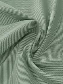 Mulvari Drop Shoulder Long Sleeve Shirt & Skirt 2 Pieces Set