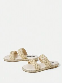 Styleloop Women's Flat Sandals - Yellow - View 4