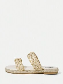 Styleloop Women's Flat Sandals - Yellow - View 3