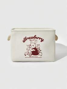 ROMWE Kawaii Giỏ đựng đồ giặt dung tích lớn cầm tay hình thỏ dễ thương, chắc chắn và bền bỉ - Nhiều màu - Xem 2