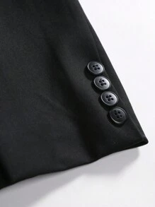 Manfinity Mode Chaqueta de hombre con cuello tipo solapa de contraste