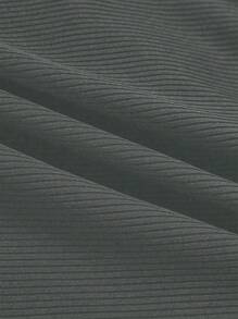 GlowEve Women's Solid Color Simple Daily Sleeveless Top And Long Pants 2-Piece Set - Dark Grey - View 4