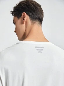 In My Nature 男士空心口袋短袖圓領T恤 - 白色 - 查看 4