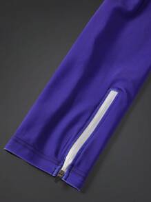 Manfinity Riding 拼色星星和字母印花骑行裤 - 彩色 - 查看 6