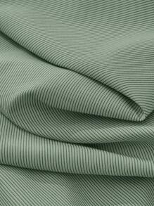 Mulvari Drop Shoulder Long Sleeve Shirt & Skirt 2 Pieces Set