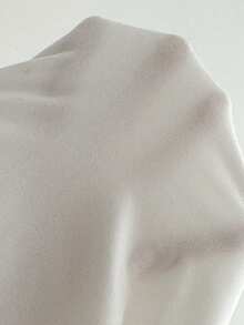 SHEIN Privé 25+ 件休閒風圓燈籠袖網紗上衣，露肩設計，修身適合女性 - 白色 - 查看 7