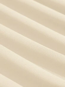 Muchica 時尚海洋生物印花連帽寬鬆長袖女士運動衫 - 米色 - 查看 6