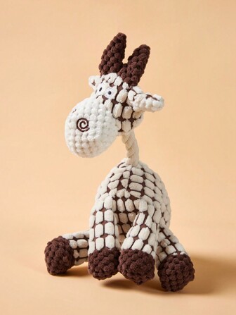 PETSIN Åsneformad plysch hundleksak med inbyggt BB-ljud och bettskyddande funktioner