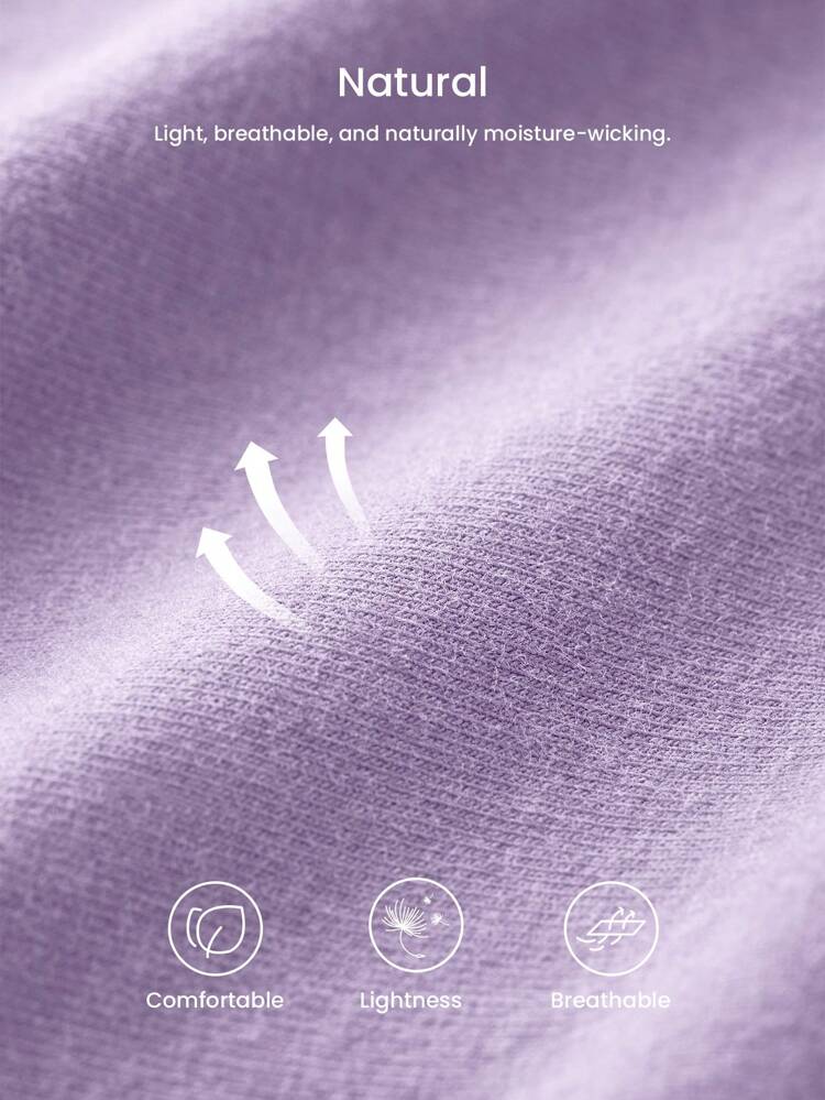 Conjunto de Pijama Feminino Plus Size Roxo Macio 100% Algodão Puro, Conjunto de Pijama Básico Longo com Top de Lapela e Calça, Conjunto de Loungewear de Outono