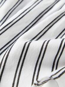 Cozy Pixies Baby Girl Casual Floral Pattern Round Neckline Ruffled Armhole Top - White - View 7