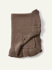 Plain And Simple Knitted Baby Blanket For Daily Use Love Valentine