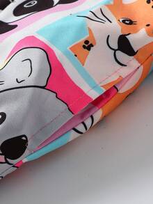 Young Girls Cute Cartoon Animal Style Hooded Zipper Long Sleeve Padded Coat, Suitable For Outdoor Activities In Autumn And Winter - Multicolor - View 5