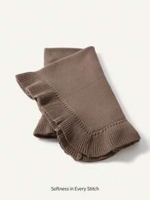 Plain And Simple Knitted Baby Blanket For Daily Use Love Valentine