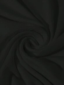 SHEIN EZwear Cute Fat Cat Printed Round Neck Women's T-Shirt - Black - View 4