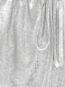 Breezaya 休閒女士純色簡約日常佩戴露背吊帶連體褲，配帶頸巾