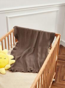 Plain And Simple Knitted Baby Blanket For Daily Use Love Valentine