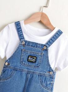 Kleinkind Jungen tägliche bequeme Denim Latzhose für den Freizeitgebrauch