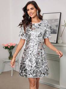 Ellevyn Women's Commuting 3D Flower Decor Stand Collar Double-Breasted Blazer,Red Leather Jacket - Silver - View 5