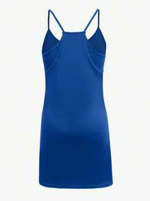 Chiquease Solid Color Spaghetti Strap Dress With Pockets, Sleeveless And Sexy For Summer