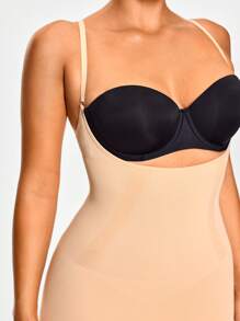 SHEIN Shape Body de uso diario y sencillo para mujer en un solo color, ropa modeladora