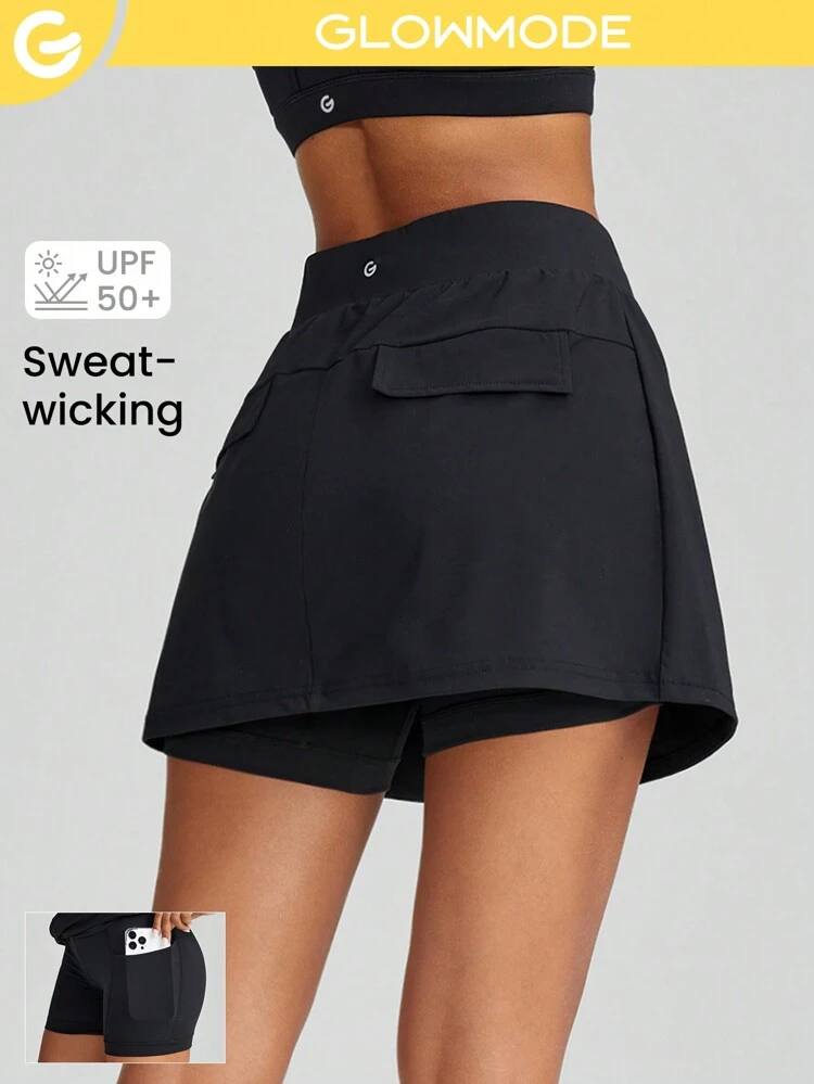 Step Out Skirt With Built-In Shorts Pocket Anti-Slip Light Support Studio Gym Daily Summer Quick Dry Moisture Wicking