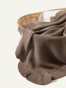 Plain And Simple Knitted Baby Blanket For Daily Use Love Valentine