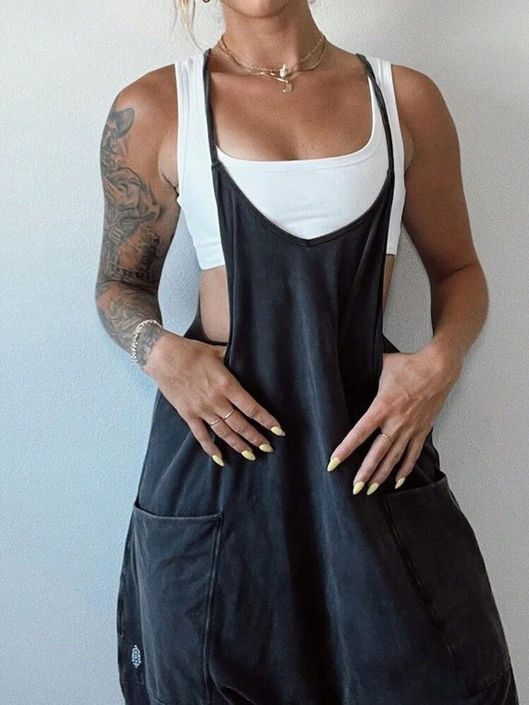 Zyxie Women's Solid Color Simple Daily Tank Top - White - View 4