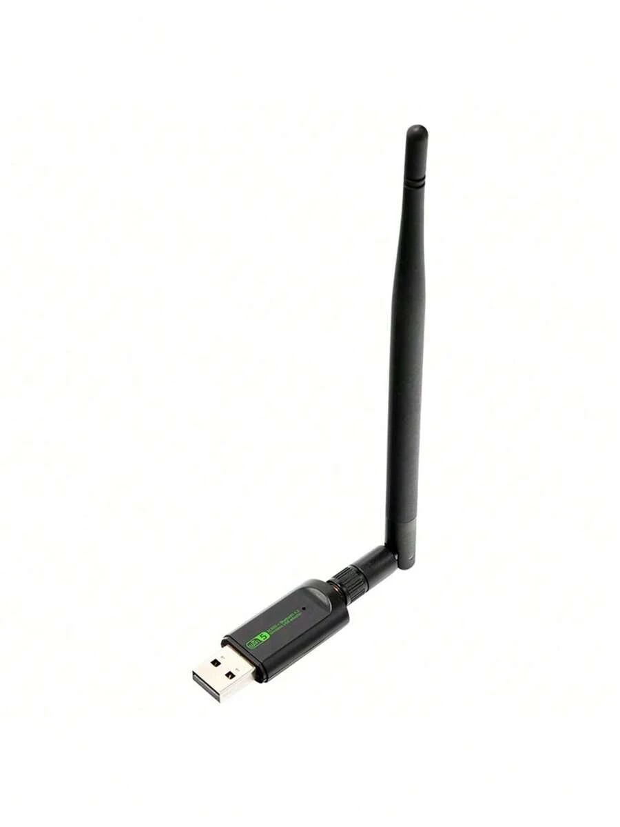 FENVi AC600M USB WiFi BT Adapter Dual Band 2.4/5Ghz Wireless Network External Receiver Mini WiFi Dongle For PC/Laptop/Desktop - Black - View 1