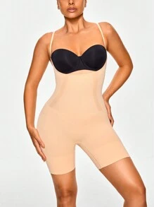 SHEIN Shape Body de uso diario y sencillo para mujer en un solo color, ropa modeladora