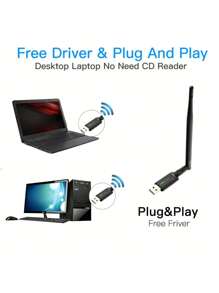 FENVi AC600M USB WiFi BT Adapter Dual Band 2.4/5Ghz Wireless Network External Receiver Mini WiFi Dongle For PC/Laptop/Desktop - Black - View 5