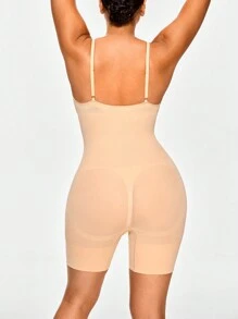 SHEIN Shape Body de uso diario y sencillo para mujer en un solo color, ropa modeladora