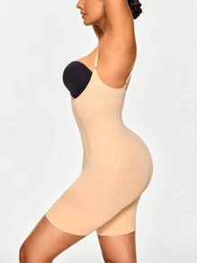 SHEIN Shape Body de uso diario y sencillo para mujer en un solo color, ropa modeladora