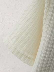 Manfinity Homme 男款純色前鈕夏季短袖襯衫（隨機圖案剪裁） - 杏色 - 查看 5