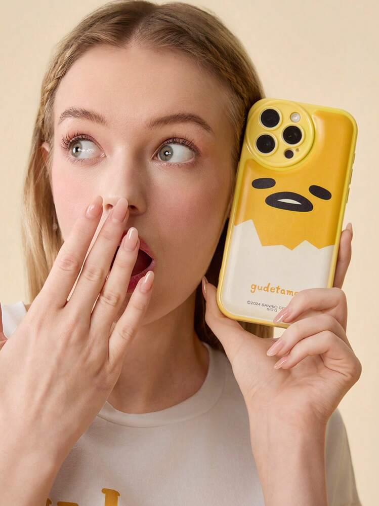 Gudetama X SHEIN Cute And Simple Style Daily Phone Case,Compatible With  IPhone | SHEIN USA