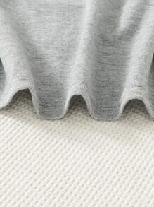 Young Boy Summer Casual Short Sleeve T-Shirt With English Slogan And Boxing Print - Grey - View 4