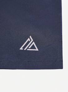 SHEIN Baju Olahraga Tween Boys - Navy Blue - View 10