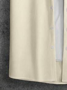 Manfinity Homme Men's Solid Color Simple Daily Short Sleeve And Shorts Set, Men Street Wear Sets, Casual Two Pieces Set Men, Men Two Pieces Set Summer, Men White 2 Pieces Outfit, Cozy Outfits