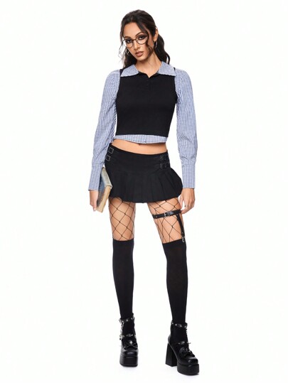 Academia Women's College Style 2 In 1 Top, School