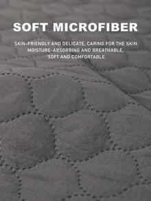 Standard Waterproof Pillow Protector With Zipper (2 Packs) - Anti-Insect And Anti-Allergenic Pillow Cover, Water-Resistant And Dustproof Pillowcase - Dark Grey - View 7