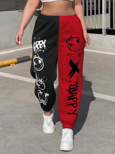 Vibekara 大码印花休闲时尚日常百慕大短裤新年服装