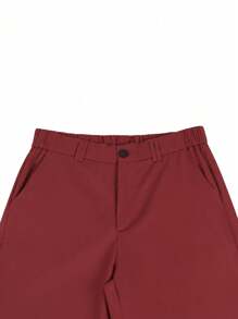 Manfinity Homme Men Simple Solid Color Daily Shorts