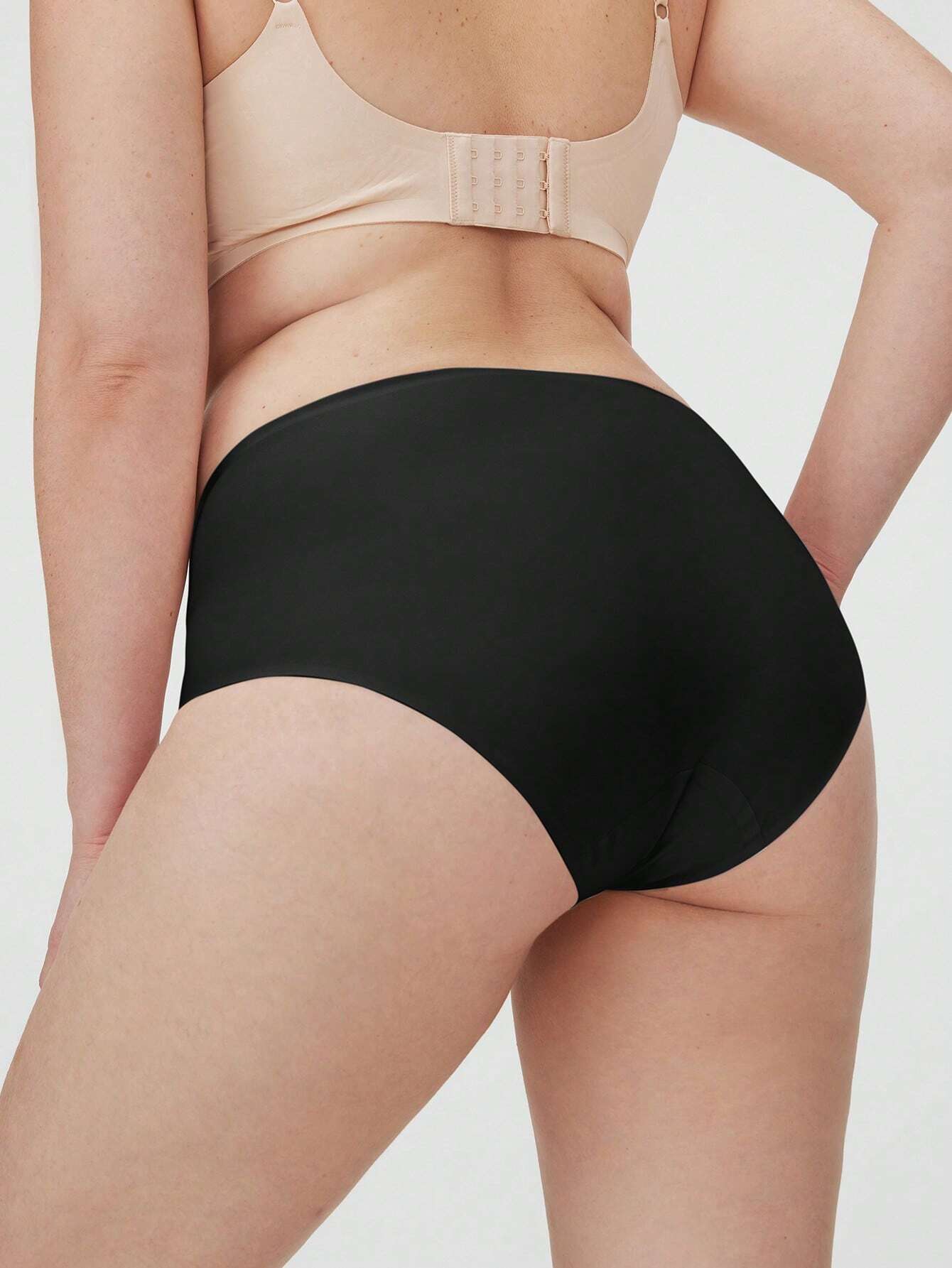 3er-Pack Damen Basics Höschen mit hoher Taille und unsichtbarem Tragekomfort
