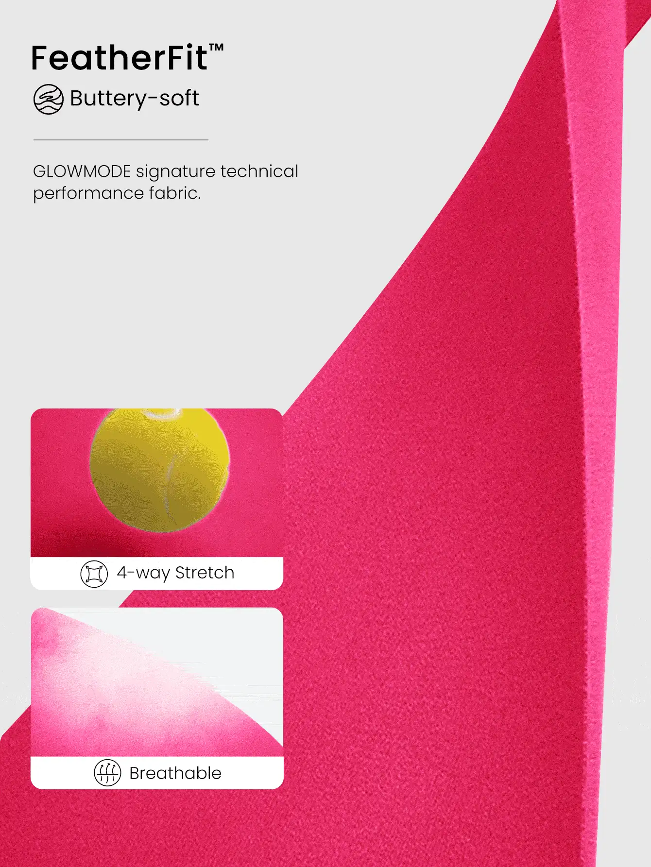 GLOWMODE Featherfit™ 集成式運動胸罩