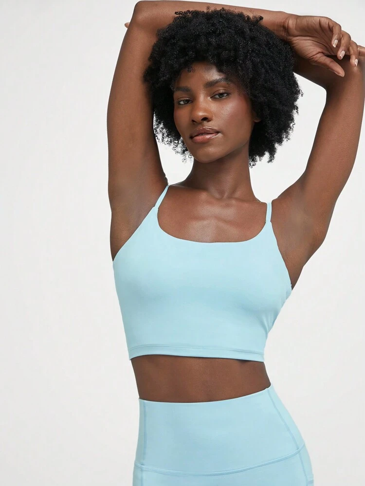 FeatherFit™ Knot Going Anywhere Twisted Backless Tank Top Light Support Low Impact Yoga Pilates Daily Spring Summer