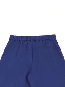 Manfinity Homme Men Solid Color Shorts With Pockets For Summer