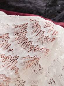 3pcs Lace Triangle Underwear Set - Multicolor - View 3